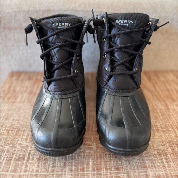 SPERRY Quilt & Rubber Duck Boot Women’s Size 7 - Picture 6 of 6